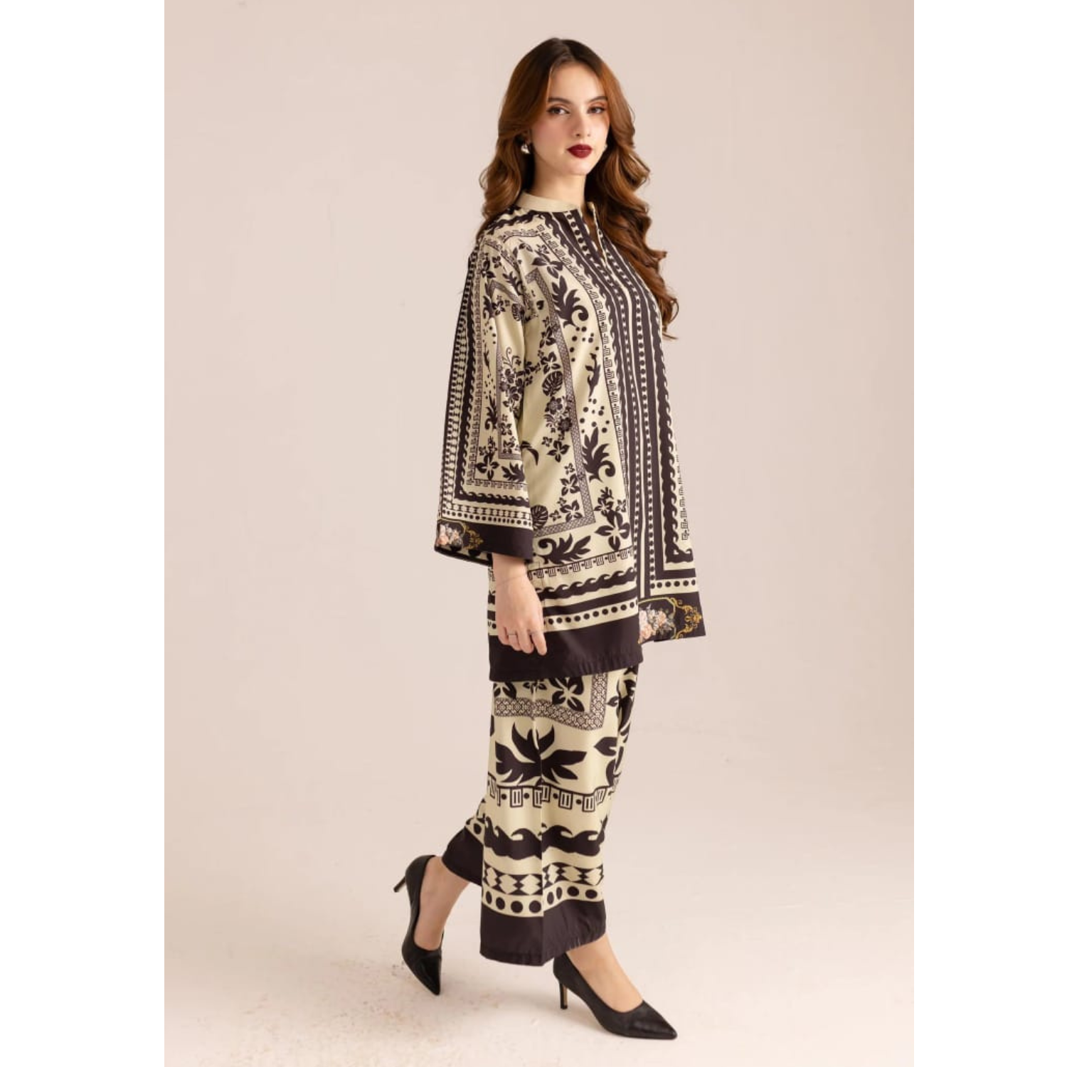 Stylish Printed 2-Piece Outfit